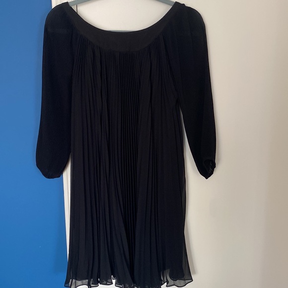 Black Chiffon Mini Dress NWT - Picture 5 of 5